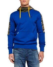 G Star Meson Camo-Panel Pullover Hoodie at Neiman Marcus